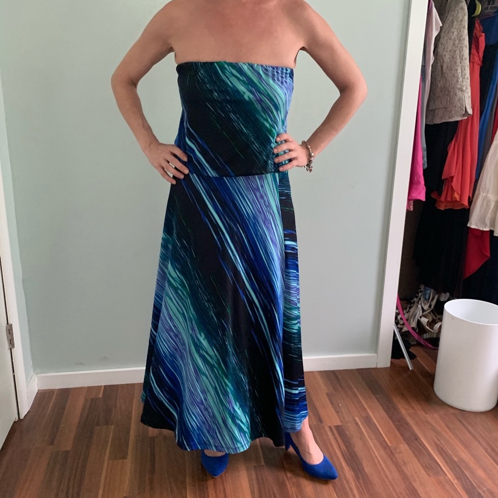 Veronicam strapless maxi